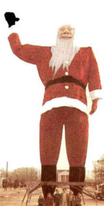 Debra Duffy DDS original Big Tex as Santa