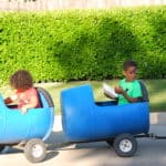 Children enjoying Jungle Jam rides